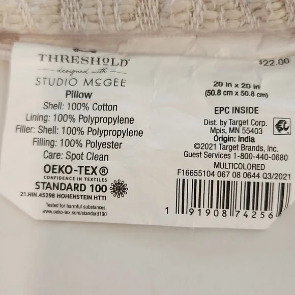 Studio McGee Pillow Cover - Picture 2 of 2